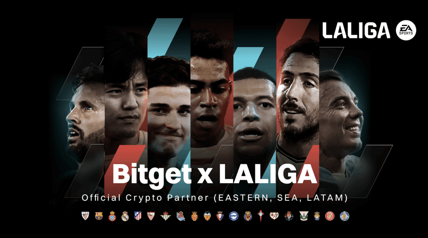 bitget s'associe à laliga