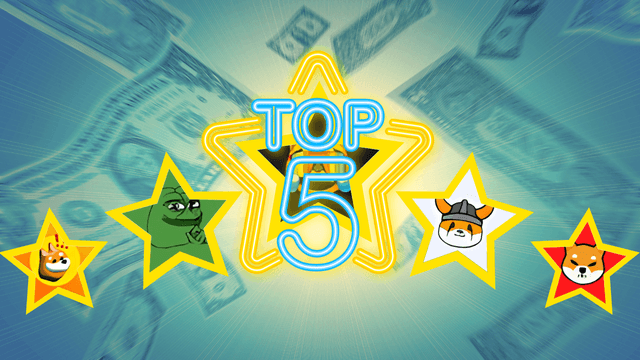 TOP 5 Meme Coins Under $1