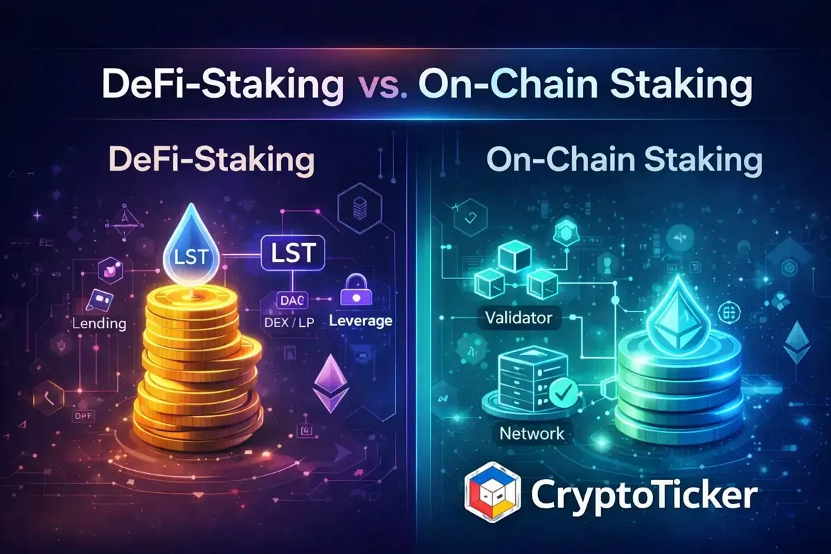 ist defi-staking anders zu behandeln als on-chain-staking