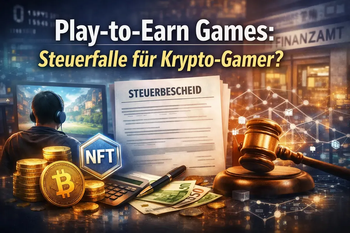 Featured image of Play-to-Earn Games im Visier: Erste Steuerfälle bringen Krypto-Gamer unter Druck